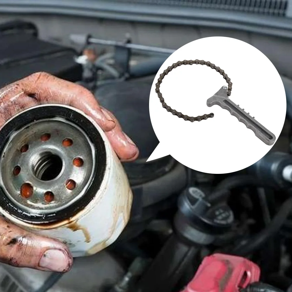 

Car Auto Oil Filter Removal Tool Cap Spanner Strap Wrench 60mm To 120mm Diameter Adjustable for Yamaha for Suzuki Repair Tool