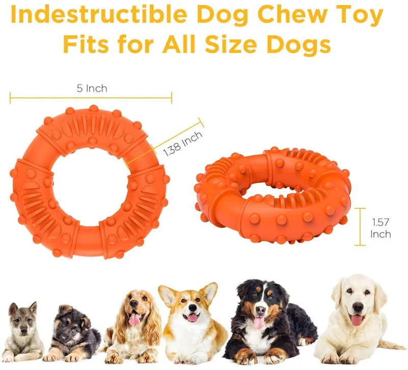 

Dog Toys Medium And Large Bite Resistant Training Molar Fidget Toy TPR Teeth Cleaning Pet Accessories Perros Dla Psa Cachorro