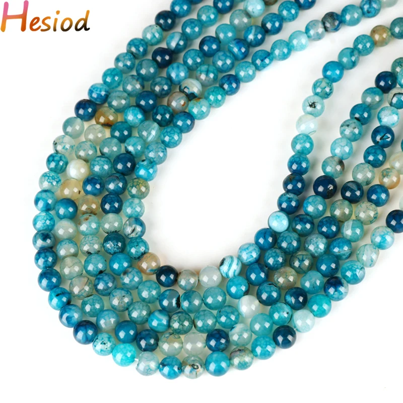 Натуральный голубой сверкающий камень бисер Гладкий круглые бусины подходят для