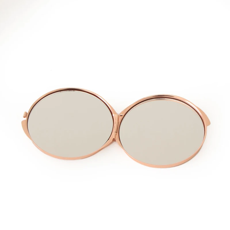 Новые рекламные подарки персонализированные двухстороннее карманное зеркало с