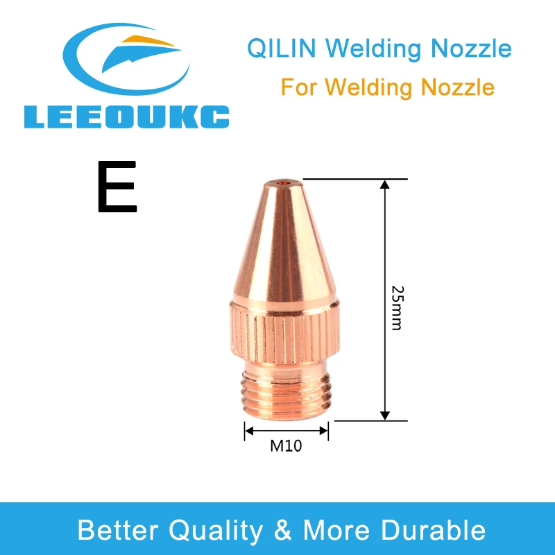 LEEOUKC M10 QiLin волоконные сварочные сопла Лазерный сварочный пистолет головка медное