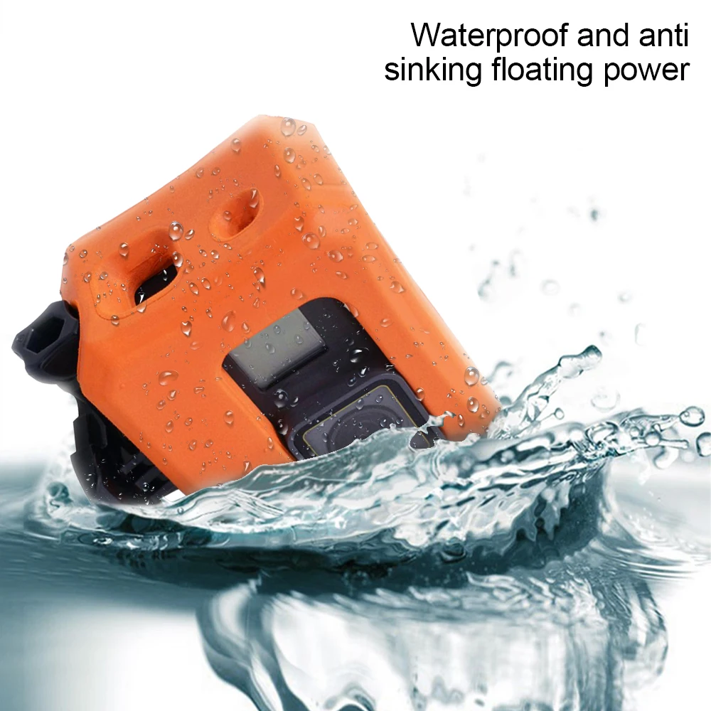 

Orange Floaty Case Protective Surfing Cover For Hero 8 Black Water Accessory Floating Housing Anti-Sink VP655