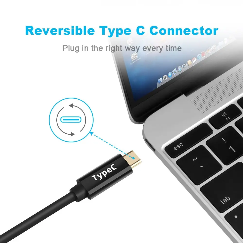 USB C к DP кабель адаптер 4K 1080P 60HZ ЗАО Тип c 2 0 Thunderbolt 3 для Macbook Huawei Mate10 Sumsang S8|Кабели VGA| |
