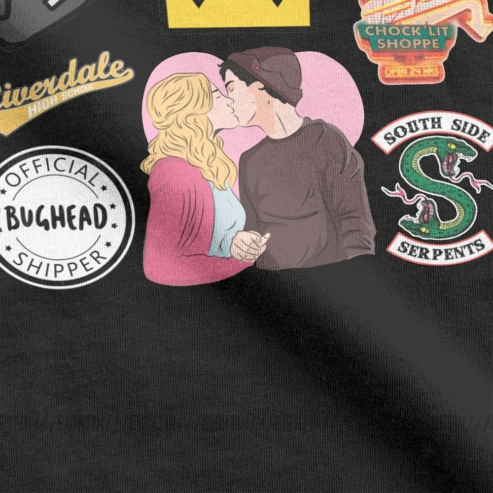 Комплект футболок Bughead Riverdale мужские футболки Jugheads Jughead Jones Archie Comics из чистого