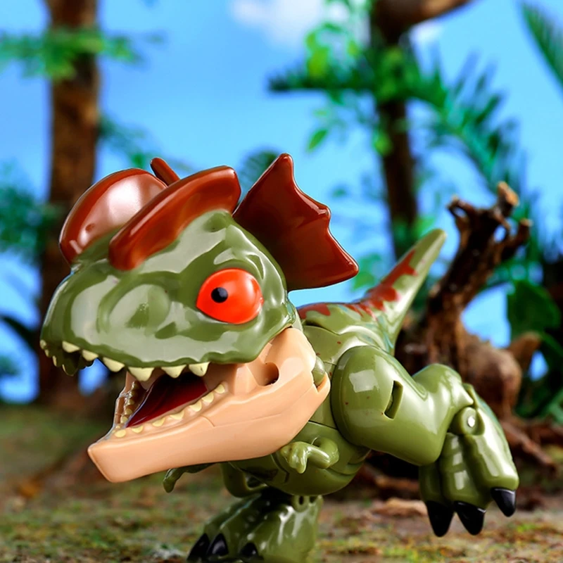 

1PC Kids Dinosaur Toy Tyrannosaurus Carnotaurus Raptor Deformation Mecha Active Figure Molds Children Educational Toy
