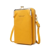 2021 new lychee pattern phone bag womens luxury brand designer bag high quality hasp female shoulder bag messenger bags purse
