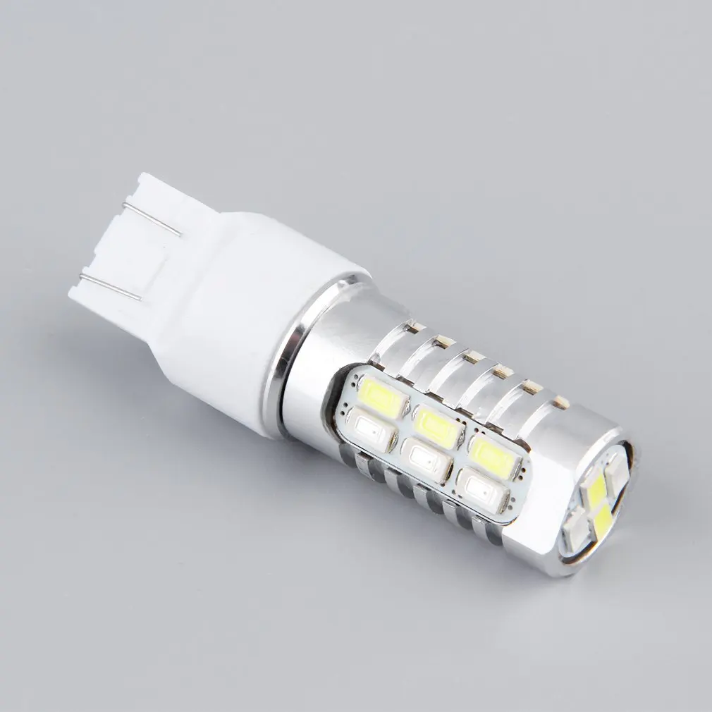 

Высококачественная Двухцветная светодиодная лампа T20 7443 22SMD с переключением сигнала поворота белого/янтарного цвета. Светодиодный индисве...