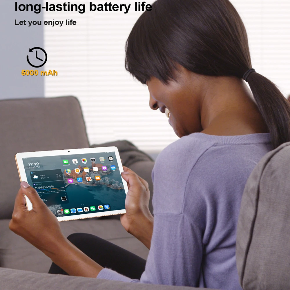 new 10 1 inch tablet pc android 9 0 octa core google play phone call tablet wifi bluetooth 4gb ram 64gb rom tablets type c free global shipping