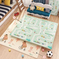 foldable baby play mat xpe kids crawling carpet puzzle mat educational children activity rug folding blanket floor games toys