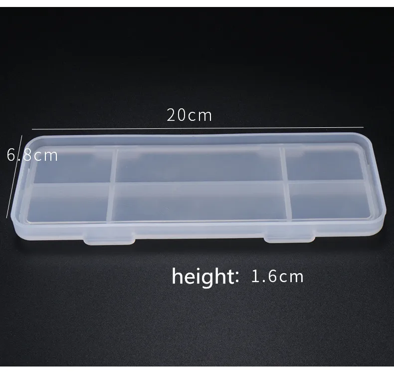 1 комплект пенал прозрачный силикон форма DIY инструмент формы УФ эпоксидная смола