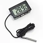 Цифровой ЖК-термометр, измеритель температуры для аквариума, с щупом, для рептилий, холодильников и аквариумов