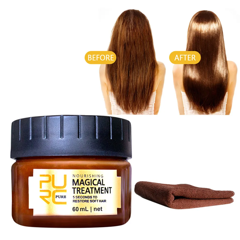 

60ml Hair Mask Treatment Conditioner Detoxifying Hair Mask Advanced Molecular Hair Roots Recover Elasticity Improve Frizz
