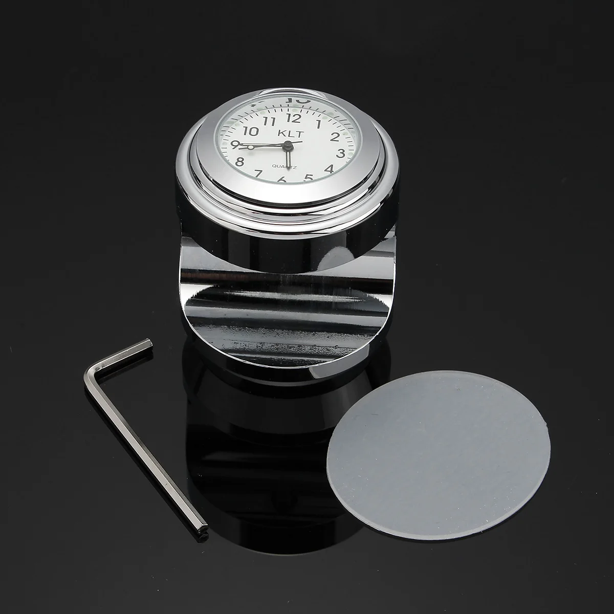 Часы на руль мотоцикла и винтовой гаечный ключ нескользящая резина для