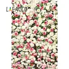 Свадебные фоны Laeacco с цветком розы, Вечерние Декорации для портретной сцены, фотографические фоны для фотостудии