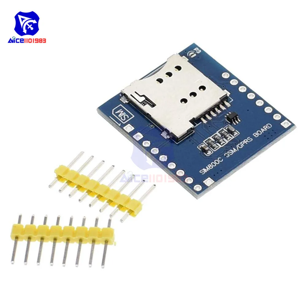 Diymore SIM800C GSM GPRS модуль макетная плата IPEX с Bluetooth ttl TTS STM32 для Arduino C51 5V 3,3 V