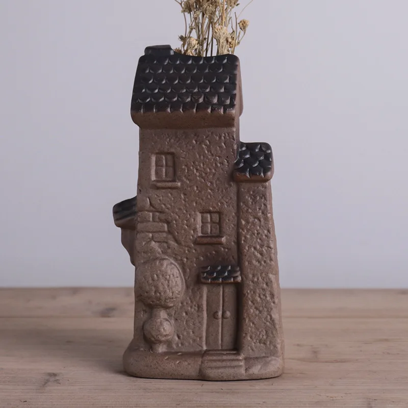 Керамическая ваза в китайском стиле креативные маленькие украшения для дома Tulou