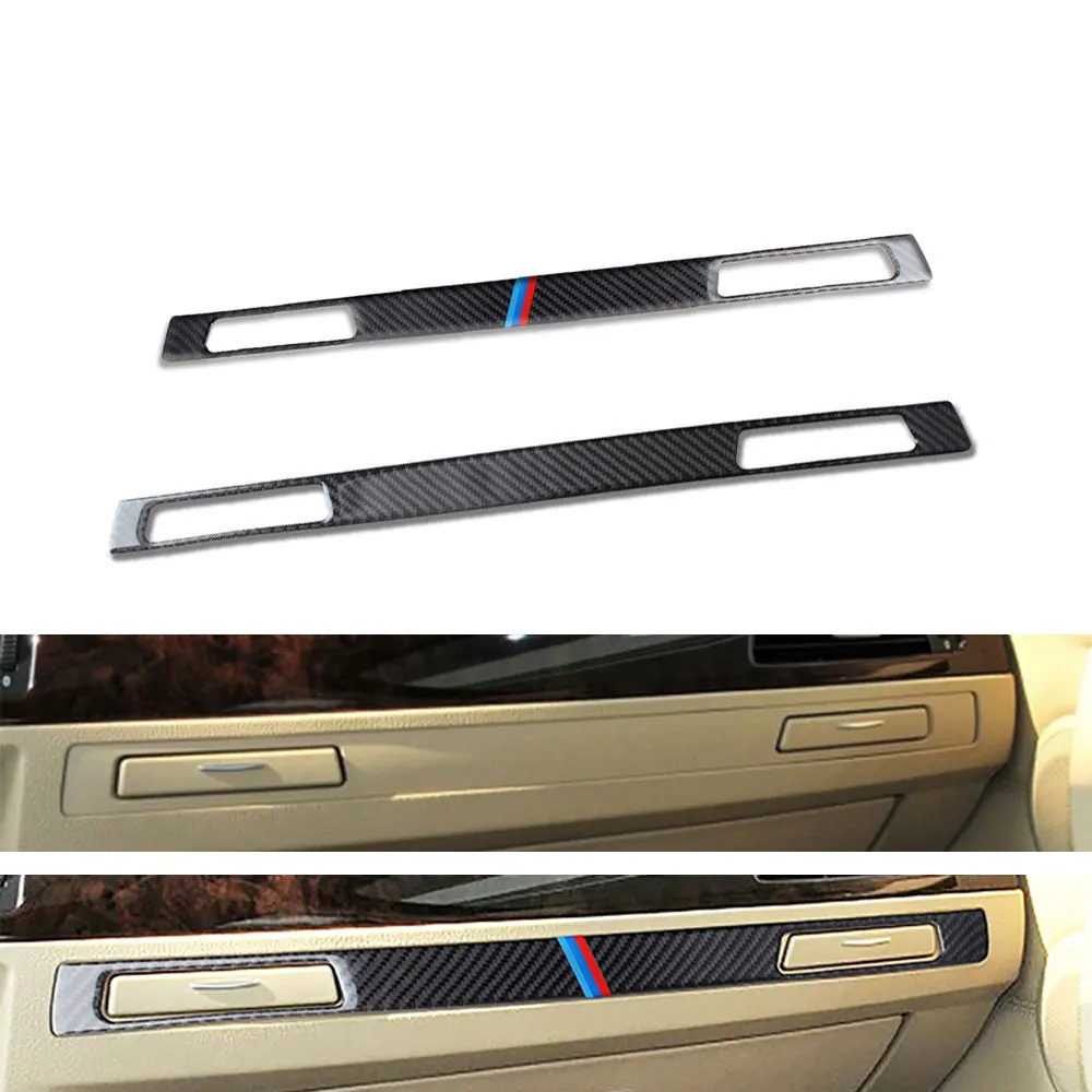 Автомобильный Стайлинг панель управления декоративная наклейка из углеродного