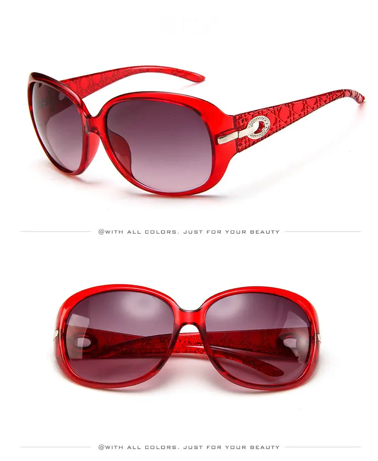 

Fashion Retro Oval Frame Sunglasses UV400 Vintage Women Female Black Red Sun Glasses Brand Designer Eyewear Mirror sunglasses