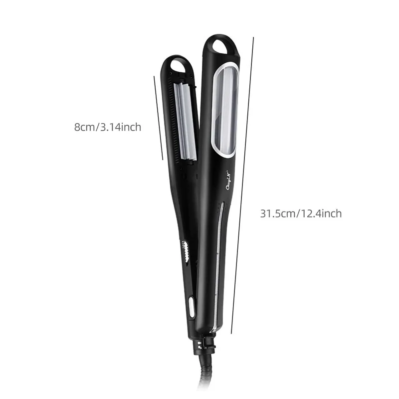 

Automatic Electric Hair Crimper Professional Ceramic Flat Iron Temperature Adjustable Crimping Iron Hair Waver Corrugated Plate