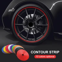 8m roll rim blades car vehicle color wheel rims protectors decor strip tire guard line rubber mounding trim tire guard line