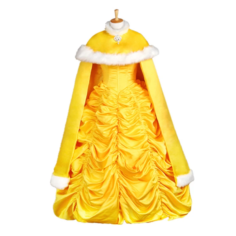 Взрослый Belle карнавальный костюм принцессы для женщин костюмы на Хэллоуин