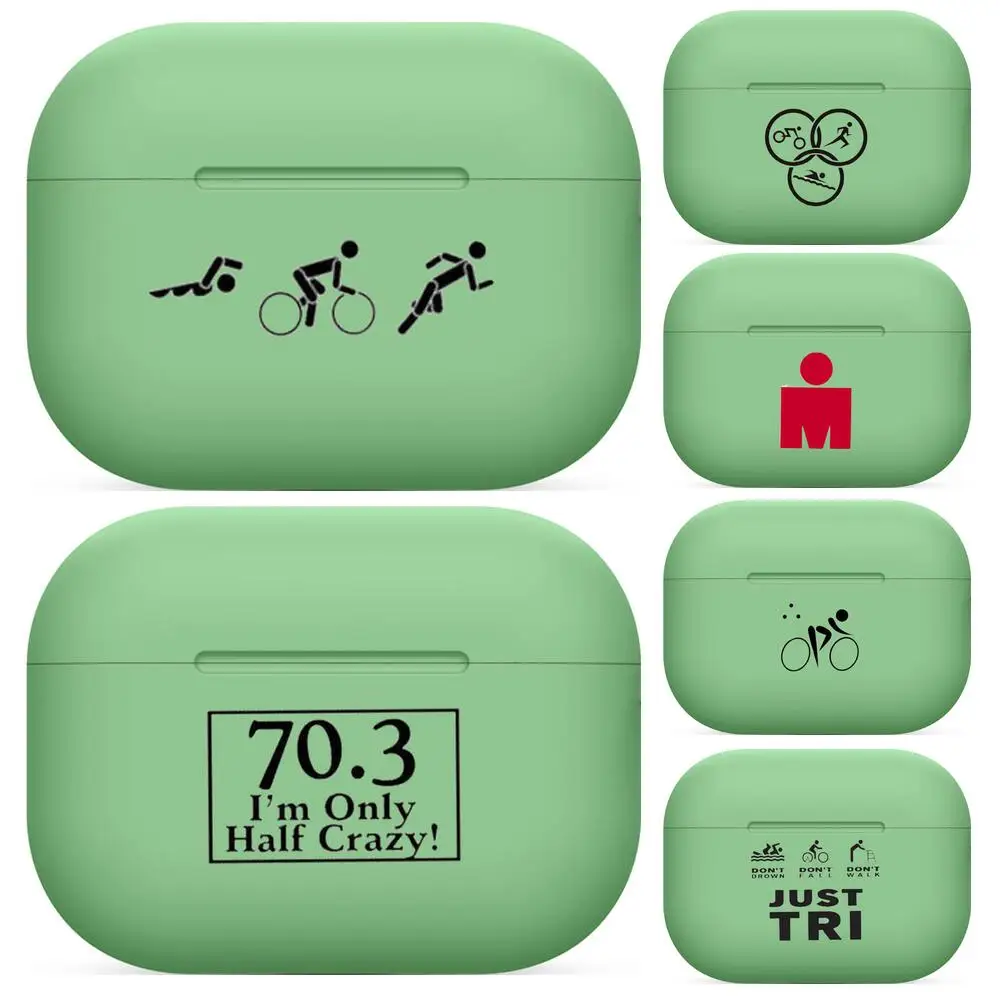 

Ironman Triathlon Logo For Airpods pro 3 case Protective Bluetooth Wireless Earphone Cover Air Pods airpod case air pod cases gr