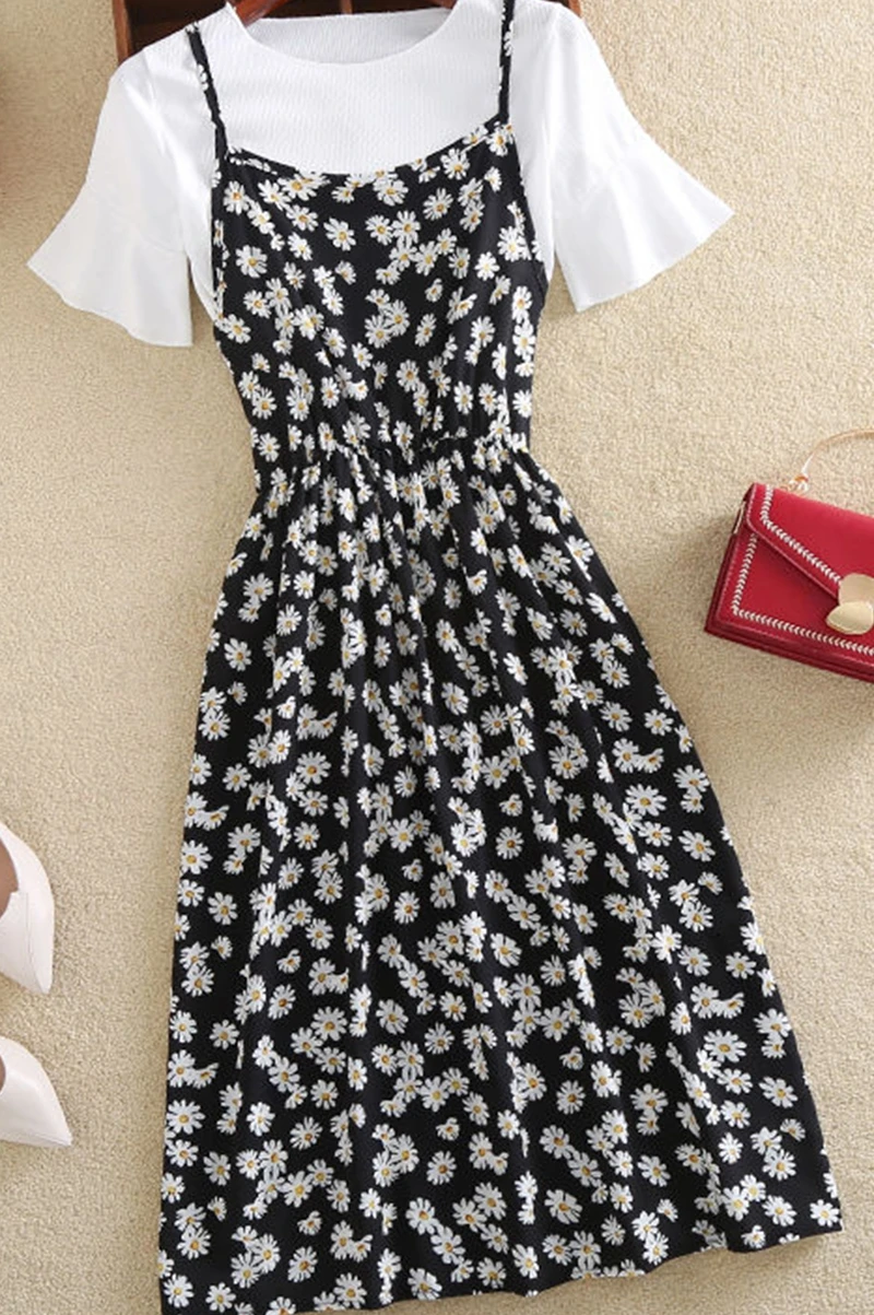 Комплект из двух предметов с цветочным принтом элегантное праздничное