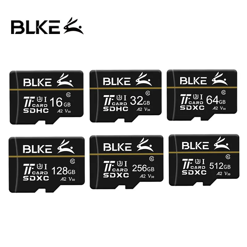 

Карта памяти BLKE Micro sd, 256 ГБ, 128 ГБ, 64 ГБ, 32 ГБ, 16 ГБ, 8 ГБ, класс 10, U1, TF флеш-карта, память на мобильный телефон, видеорегистратор для вождения