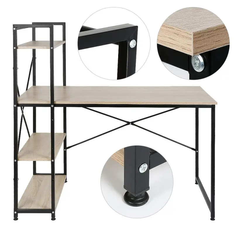 

Новый деревянный компьютерный стол, современный письменный стол, универсальная подставка для ноутбука, мебель для дома и офиса, рабочая ста...