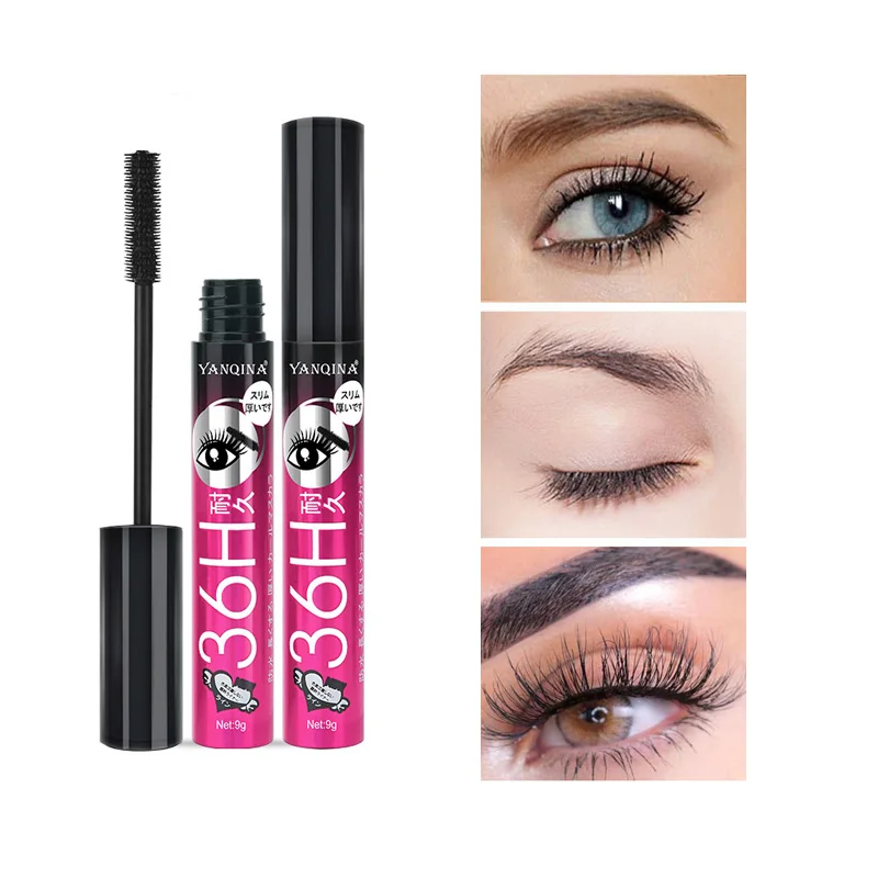 

4D Silk Fiber Mascara Black Extension Eye Lashes Brush Dense Curling Beauty Eye Makeup Quick Dry No Blooming Mascara Cosmetics