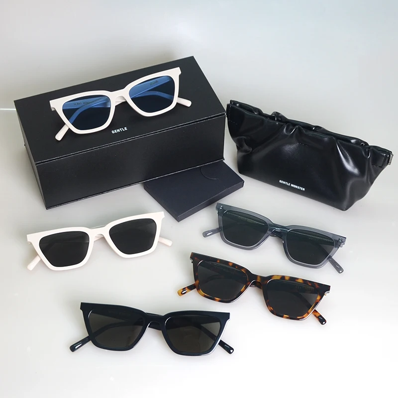

2021 New fashion high quality Cat eye Women Polarized Sunglasses Gentle AGAIL Retro Acetate lady Sun Glasses for women With Box