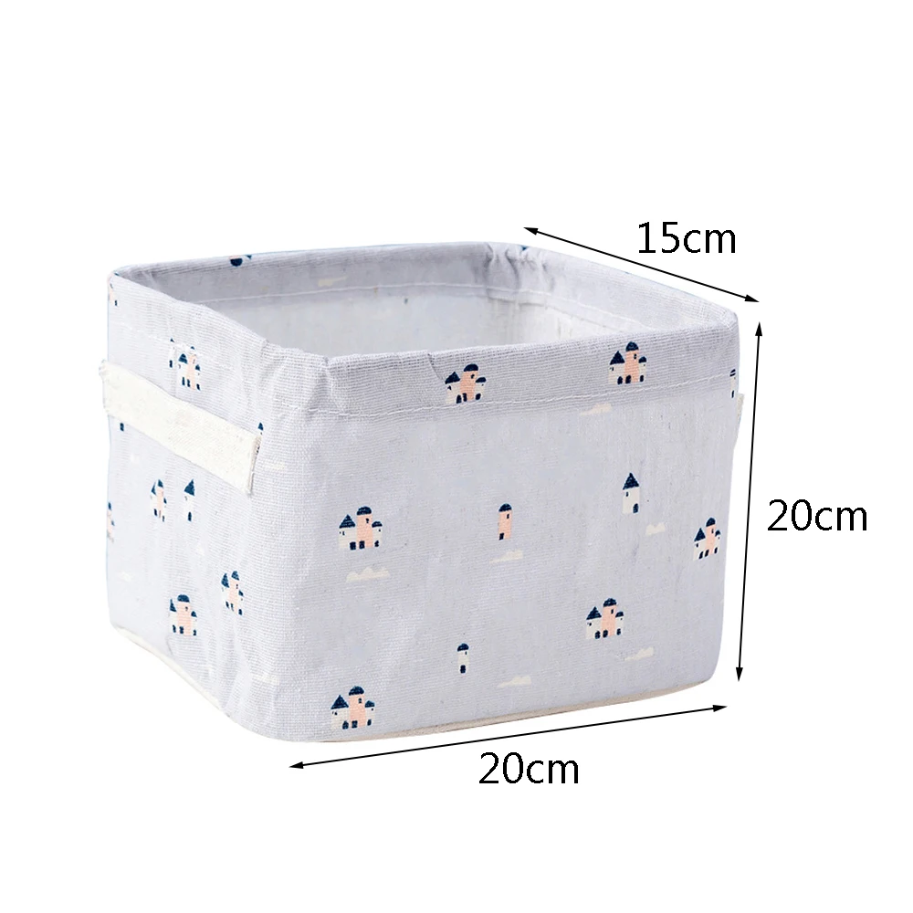 

Desktop Storage Basket Waterproof Storage Organizer Sundrie Laundry Basket Storage box Cosmetic Underware Organizer Home storage