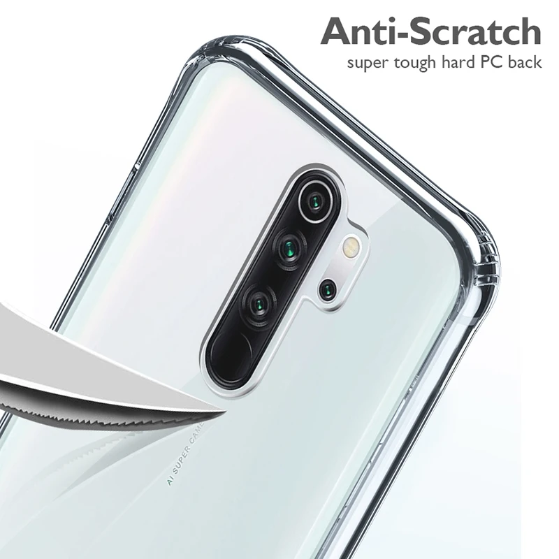 Чехол для телефона Xiaomi Mi 10 pro Redmi Note 8 Pro ТПУ противоударный с защитой от царапин |
