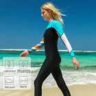 Женский неопреновый гидрокостюм Scr 3 мм, Высокоэластичный цветной комбинезон для серфинга и дайвинга, оборудование для медузы, одежда с длинными рукавами