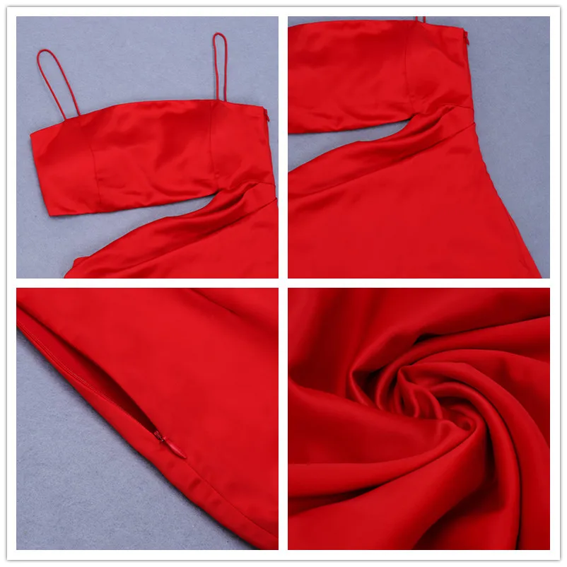 Women Dress 2019 Summer Backless Sexy Club Party Red Celebrity Vestidos | Женская одежда