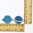 10 шт. синийфиолетовыйоранжевый планета космонавты на Луну чужие виды DIY Мягкие пластиковые нашивки можно приклеитьпришить брюкиодежду