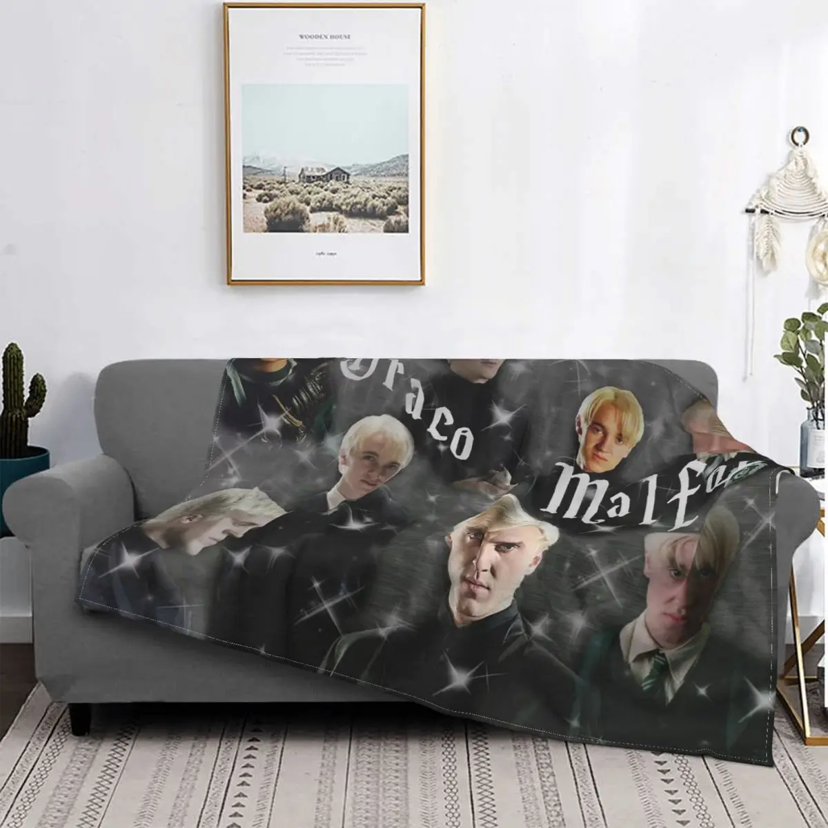 

Draco Malfoy одеяла фланелевые весна/осень красивый мальчик чистая многофункциональная мягкая плед одеяло для дивана офисный ковер