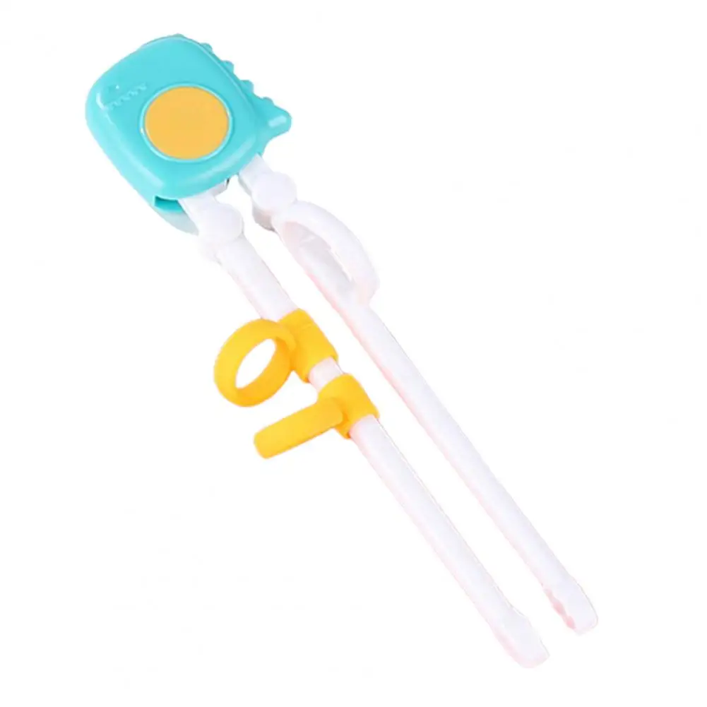 Palillos de beb&eacute; ergon&oacute;micos con mango, utensilios de limpieza f&aacute;cil para principiantes, palillos chinos auxiliares para ni&ntilde;os, 1 par-1