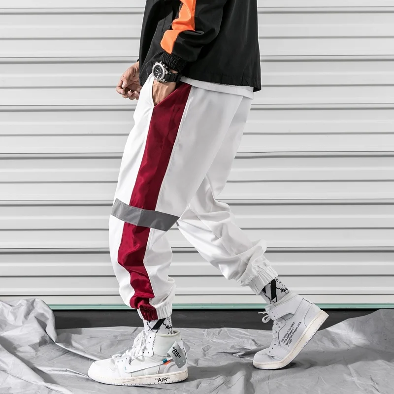 Liketkit мужские новые Харадзюку джоггеры штаны 2019 с боковой полосой