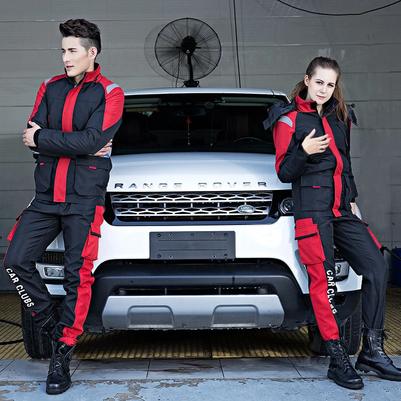 Комплекты одежды для мужчин и женщин светоотражающие куртки брюки ремонта машин