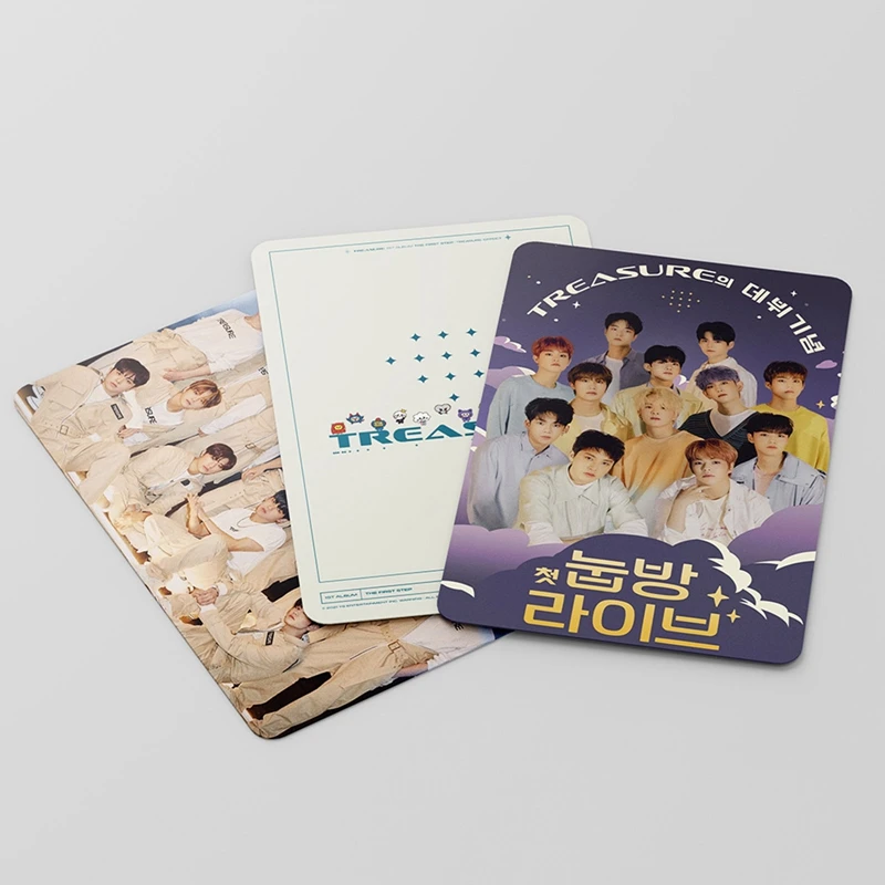 

54Pcs/Set Kpop GOT7 Treasure Photo Card Lomo Card Self Made Postcard For Fans Collection