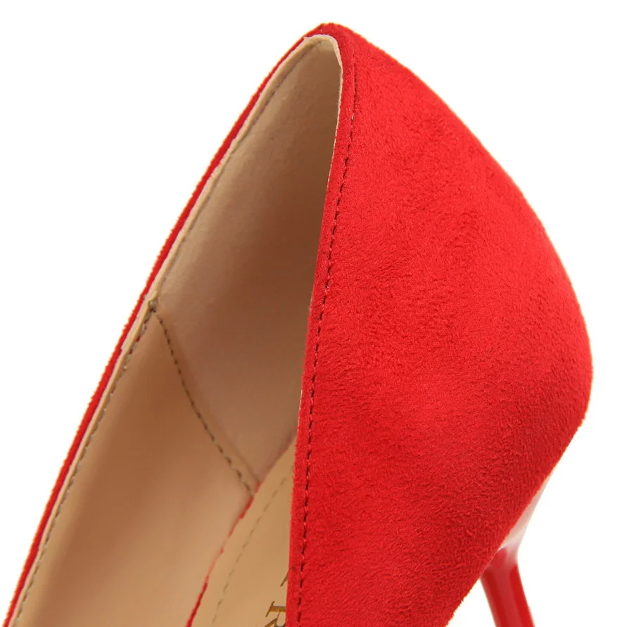 Женская замшевая обувь на каблуке 2021 см сексуальная подходит для ночных клубов