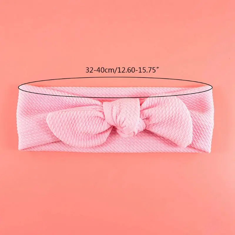 

3 Pcs/set Baby Infants Toddler Turban Cloth Hair Band Bowknot Wide Elastic Headband Photo Props Headdress Decorations