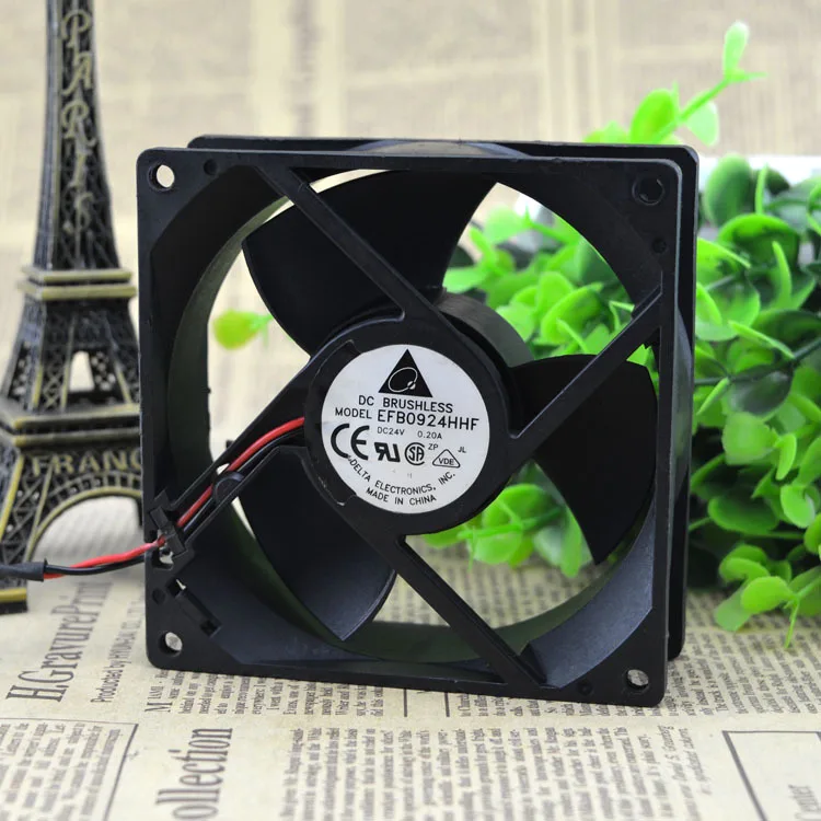 Двухшаровой охлаждающий вентилятор 9 см Для Delta 9032 DC24V 0.20A EFB0924HHF|Кулеры и системы