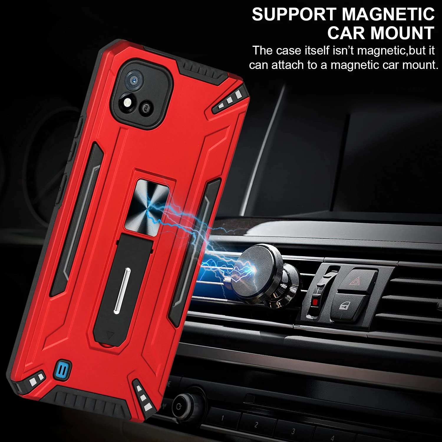phone case for oppo realme c20 c20a c11 2021 narzo 10 20 pro c15 c12 20 30a c25 c17 armor bracket anti fall protect stand cover free global shipping
