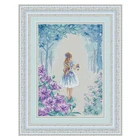 Высокое качество, милый Набор для вышивки крестом, руководство для девушки в лесу, фонарь, светильник по утрам