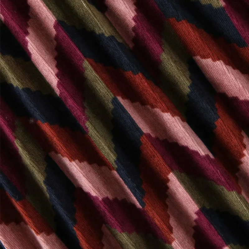 

Summer style Casual women beach skirt 2020 Ladies print Elastic high waist pleated skirt vintage Maxi Skirt Female YNZZU YB413