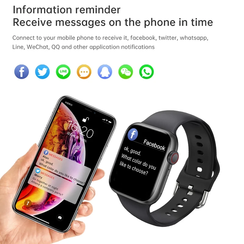 

Smart Watch Weather Activity Tracking Health Heart Rate Monitoring Sports Fitness SmartWatch For Xiaomi Iphone For Android IOS