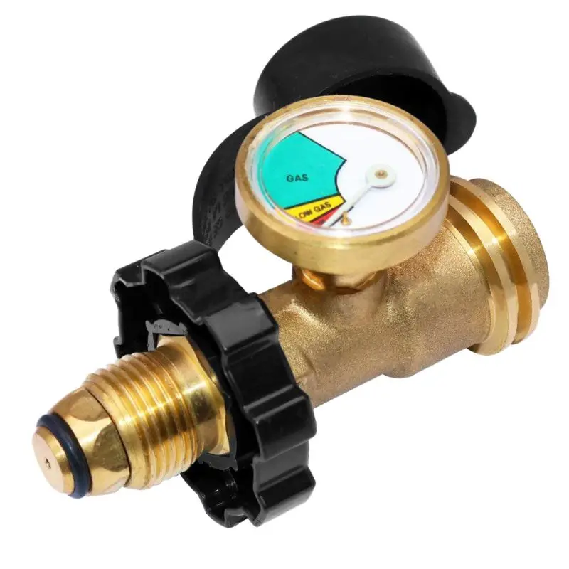 

Universal BBQ Gas Propane Pressure Gauge Tank Pressure Gauge Level Indicator Adapter Leak Detector Gas Measurement Tools