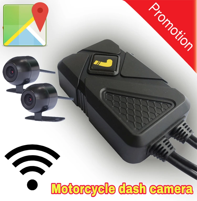 Черный ящик для мотоцикла и функцией ночной съемки вождения Регистраторы 2